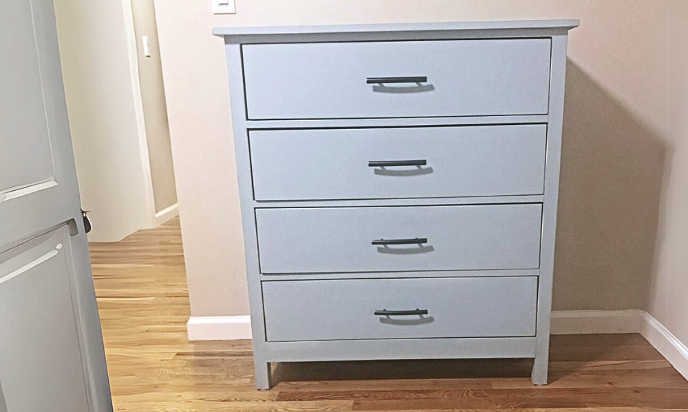 4 Drawer Simple Dresser
