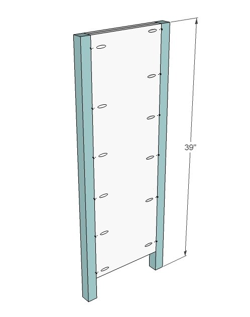 4 Drawer Simple Dresser — step 2