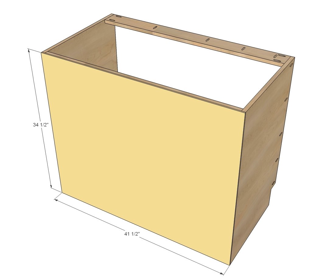 42" Base Blind Corner Cabinet — step 5