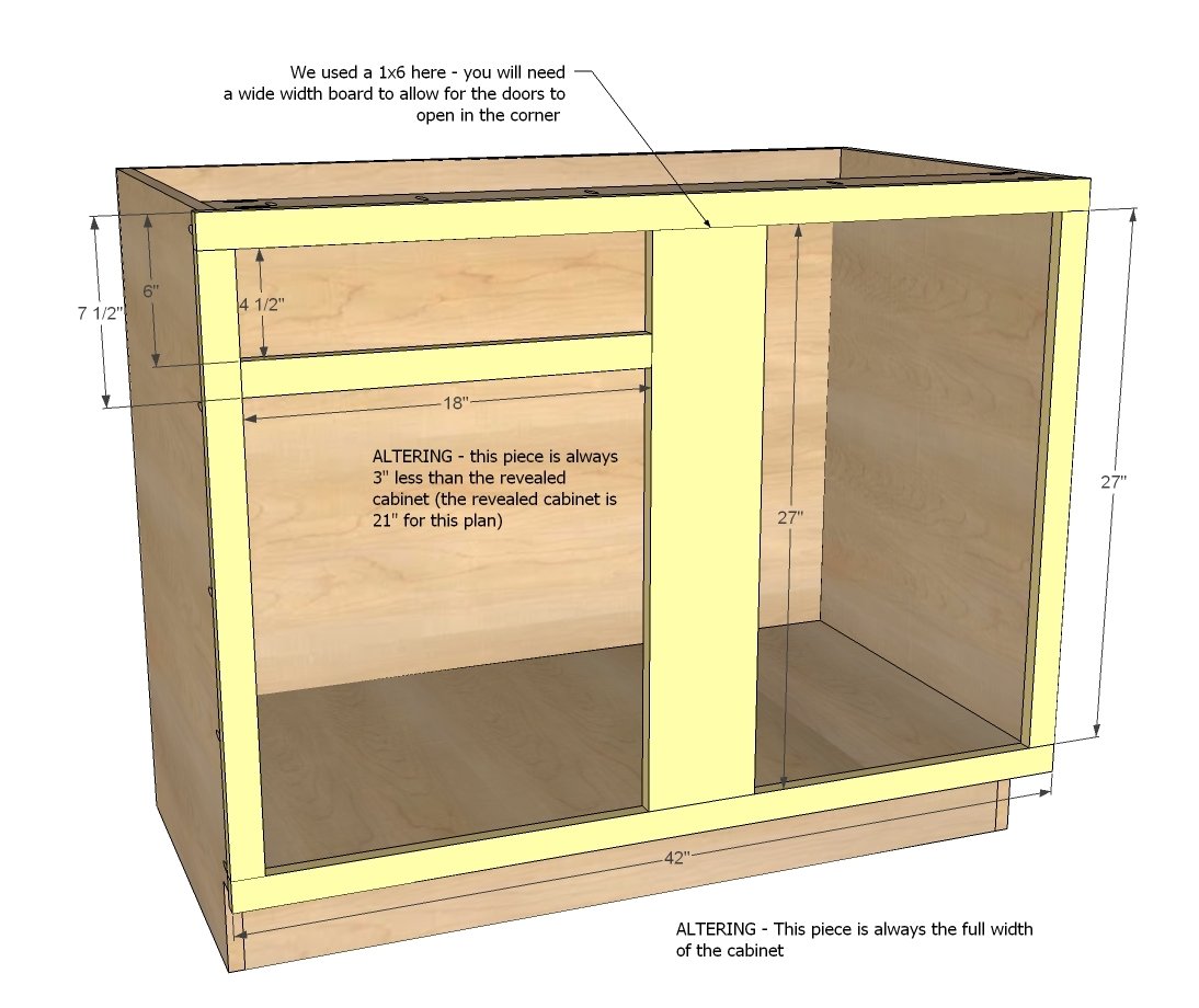42" Base Blind Corner Cabinet — step 6