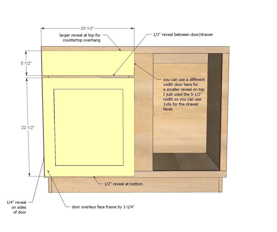 42" Base Blind Corner Cabinet — step 7