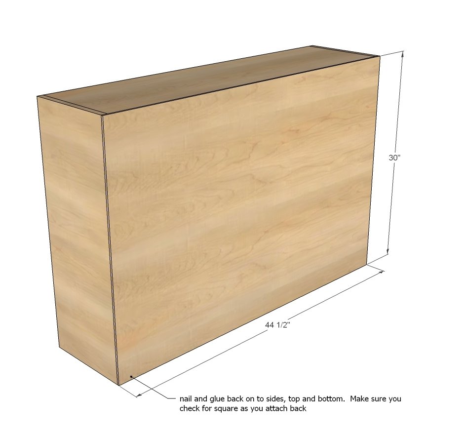 45" Wall Kitchen Cabinet — step 3