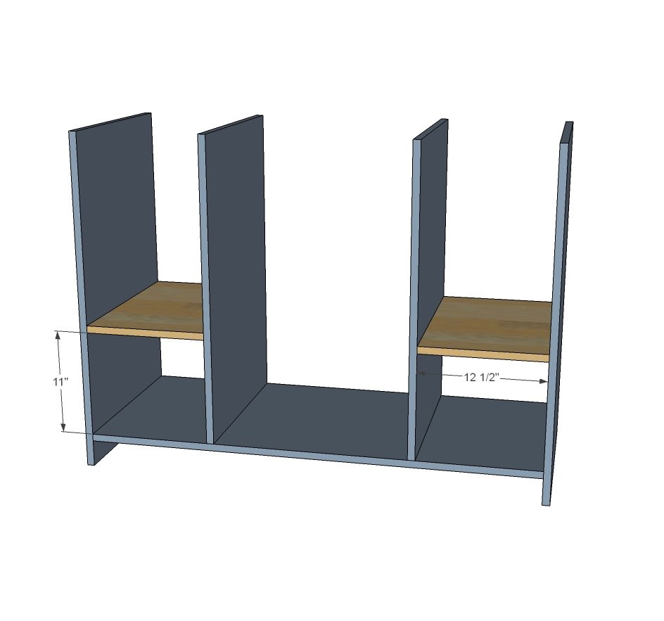 48" Open Shelf Center Bathroom Vanity — step 2