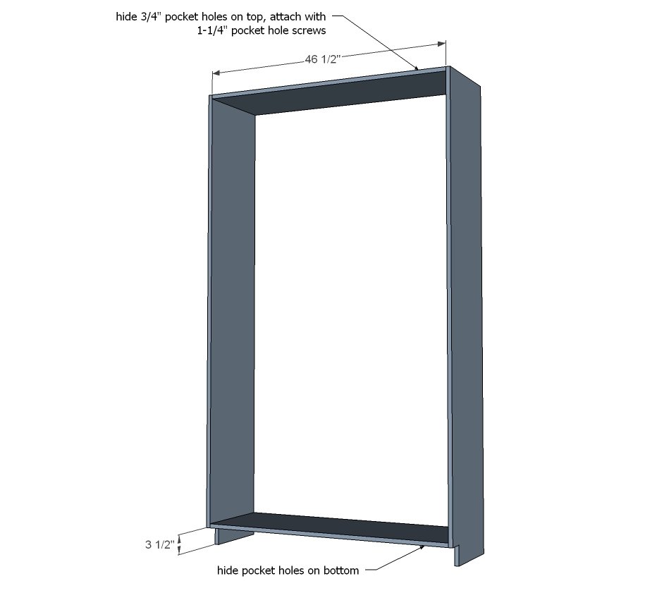 48" Wide Closet Units from HGTV Show — step 2