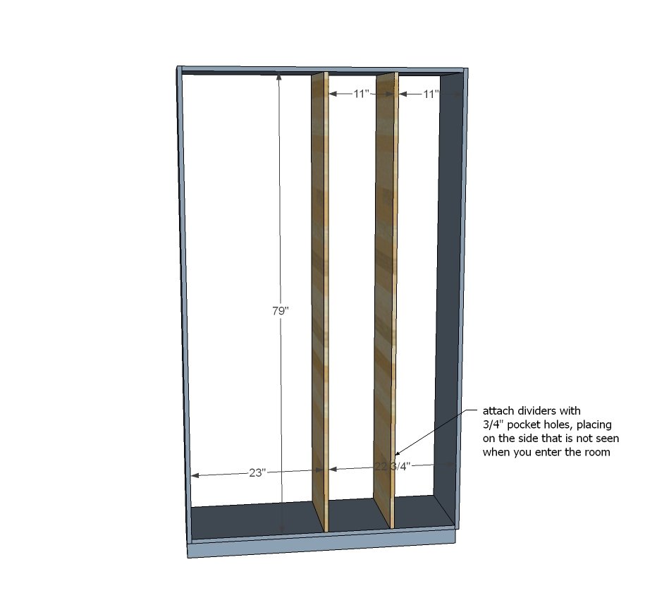 48" Wide Closet Units from HGTV Show — step 4
