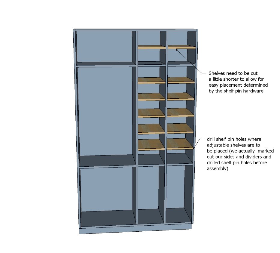 48" Wide Closet Units from HGTV Show — step 7