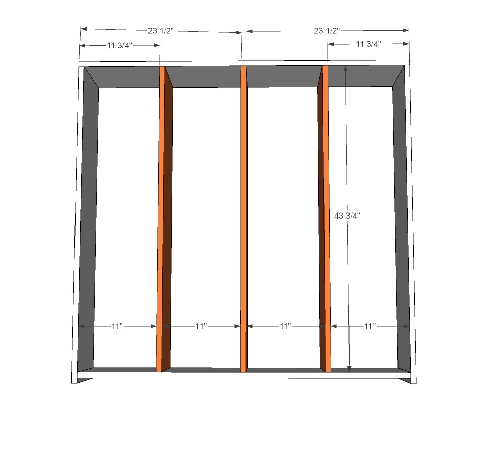 4x4 Rolling Cube Shelf — step 2