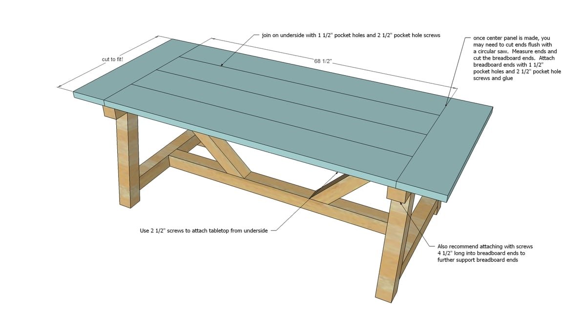 4x4 Truss Beam Table — step 5