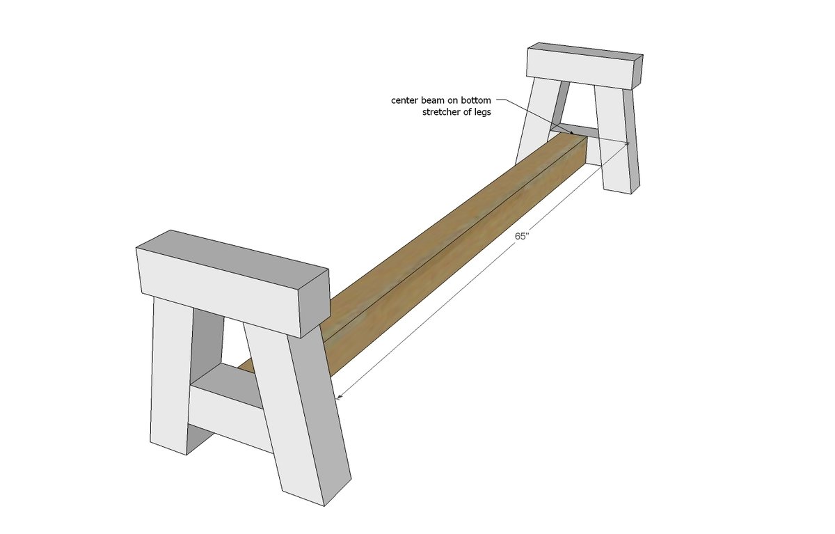 4x4 Truss Benches — step 2