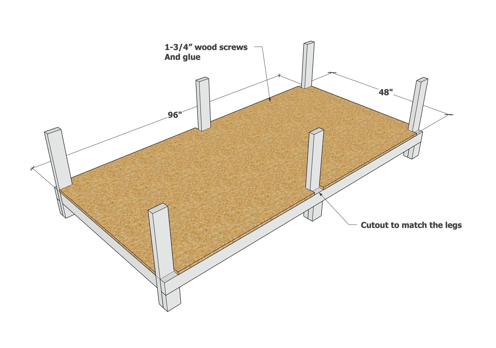 4x8 Work Table — step 4
