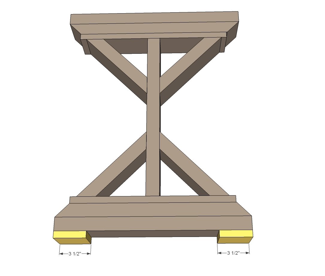 $55 Fancy X Desk — step 5