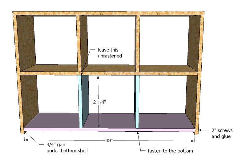 6 Cube Organizer — step 2
