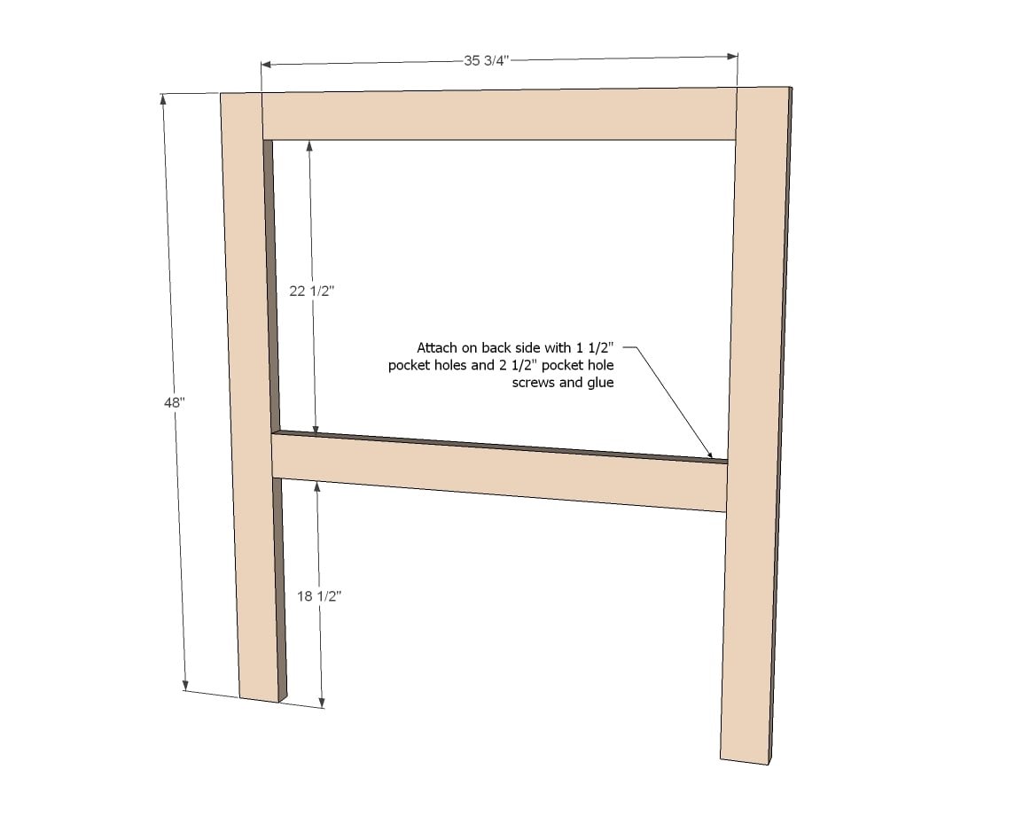 $70 DIY Panel Bed with — step 1