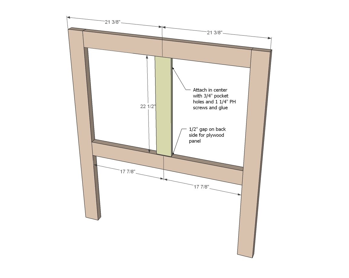 $70 DIY Panel Bed with — step 2