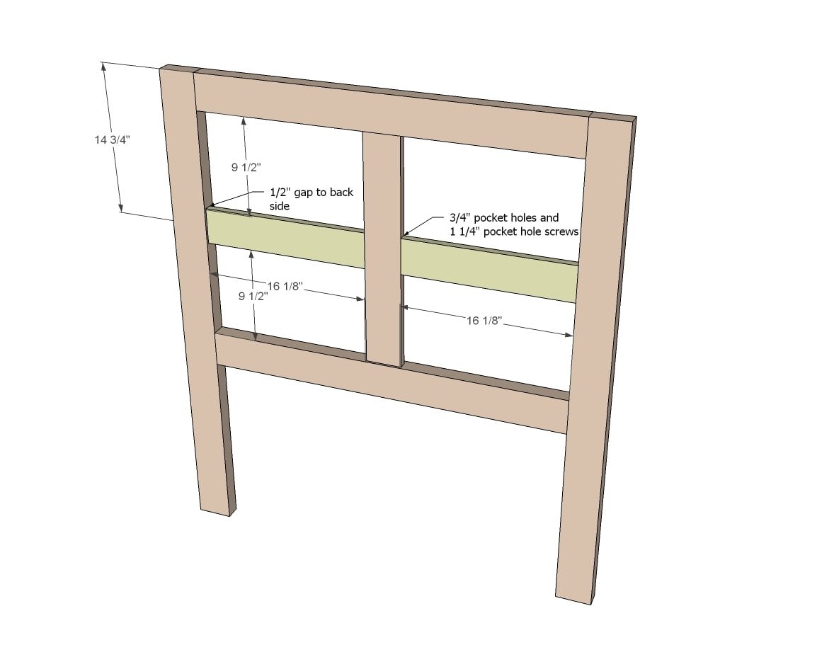 $70 DIY Panel Bed with — step 3
