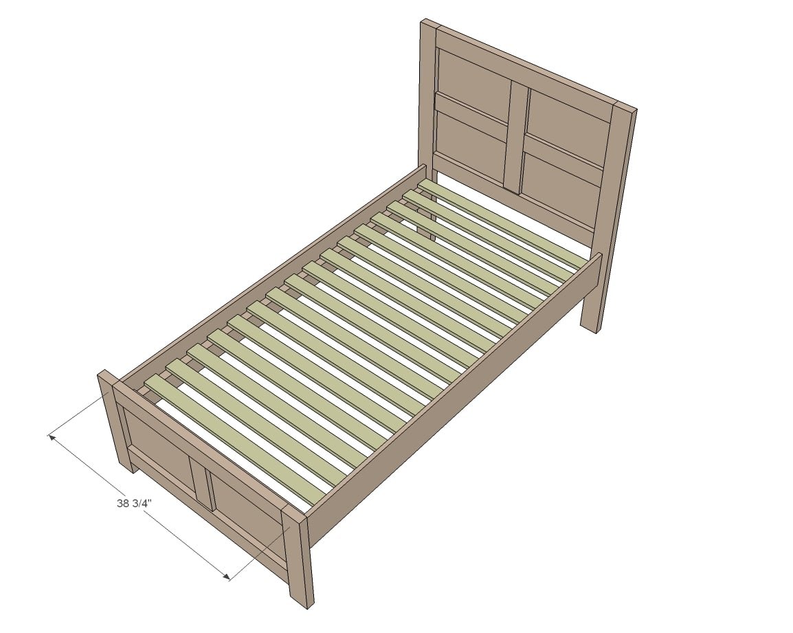 $70 DIY Panel Bed with — step 8
