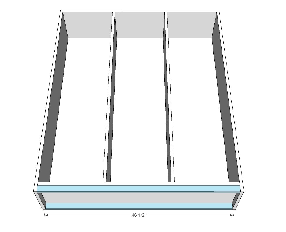 9 Cubby Bookshelf — step 2