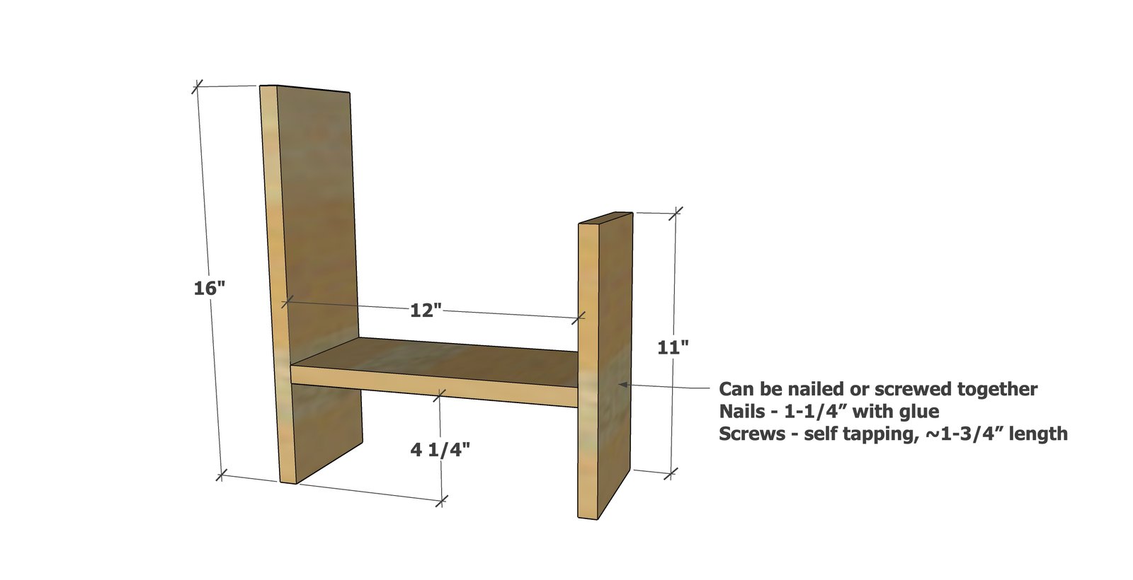 Adjustable Desktop Organizer — step 1