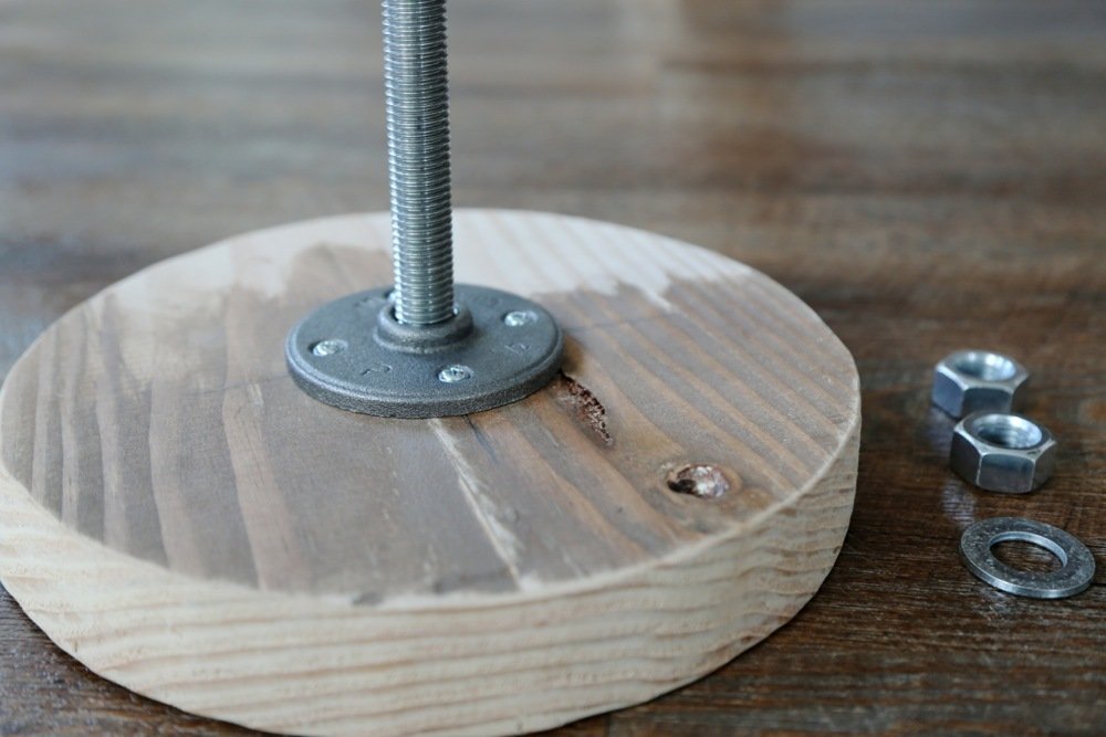 Adjustable Height Wood and Metal Stool — step 4