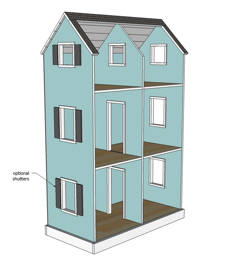 American Girl Dollhouse — step 9