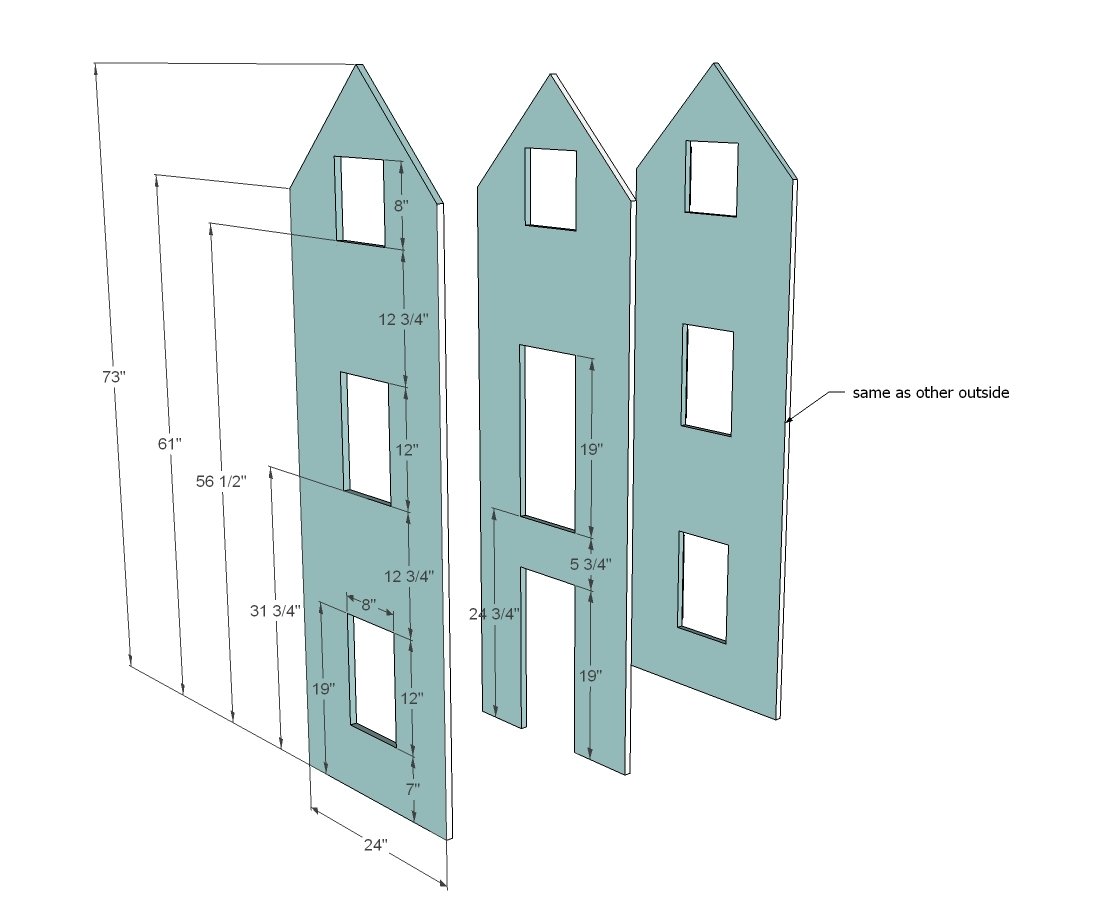 American Girl Dollhouse — step 1