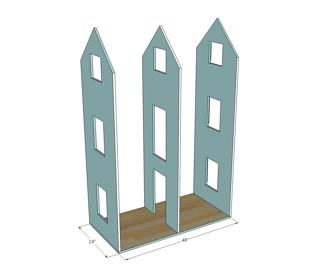 American Girl Dollhouse — step 2