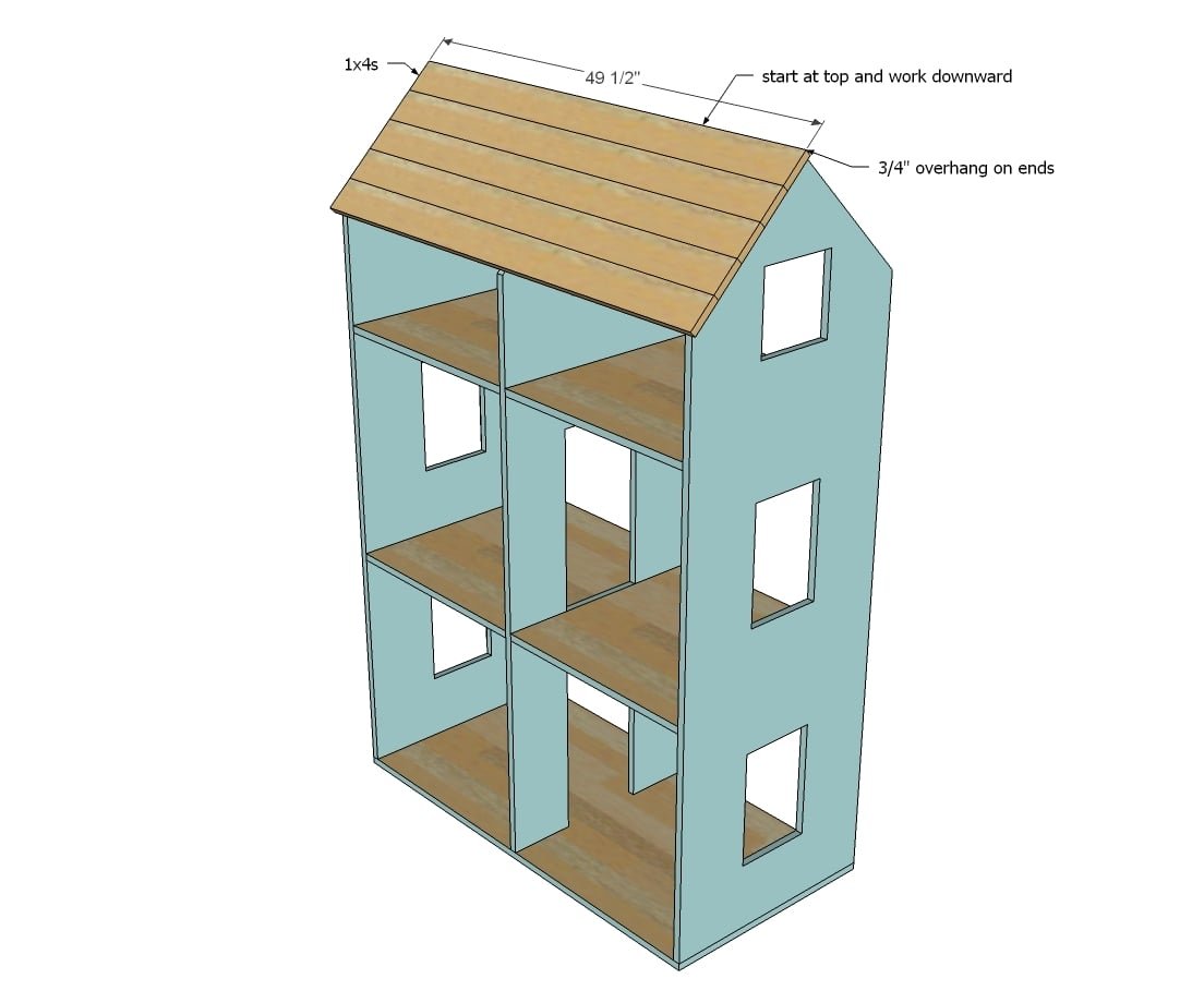 American Girl Dollhouse — step 4