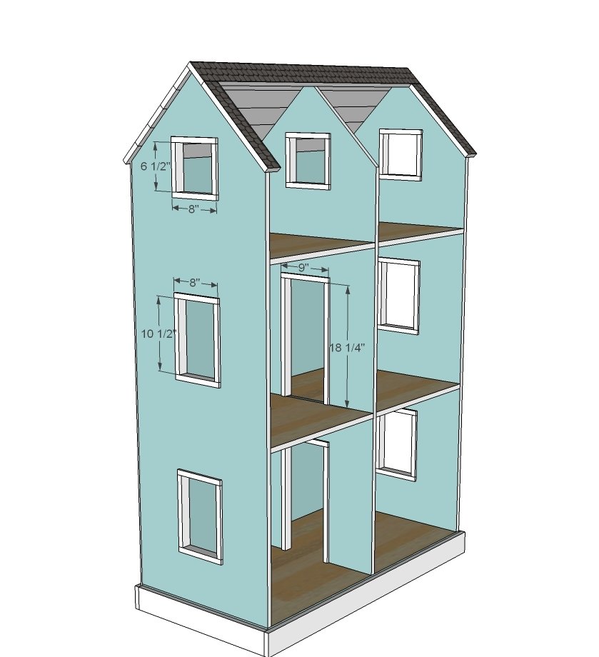 American Girl Dollhouse — step 8