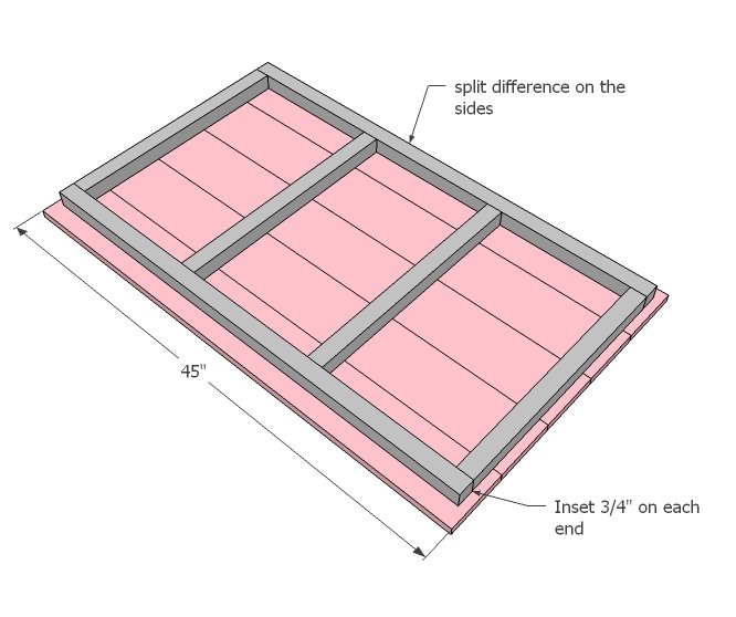 Apothecary Coffee Table with Toybox Trundle — step 2