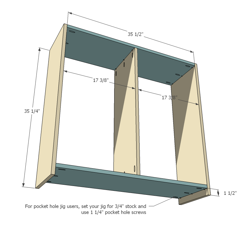 Apothecary Console Table — step 1