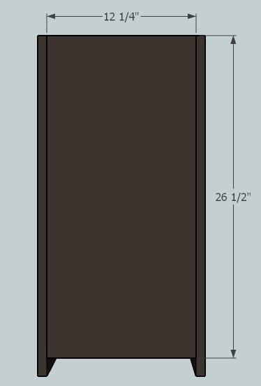 Apothecary End Table-Cabinet — step 2