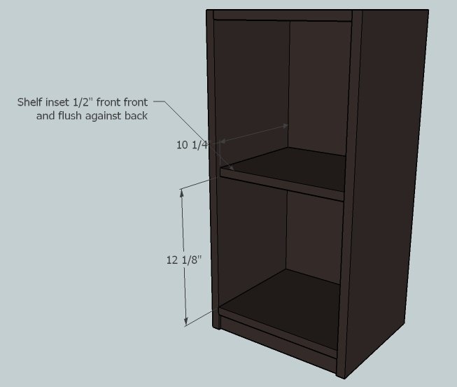 Apothecary End Table-Cabinet — step 3