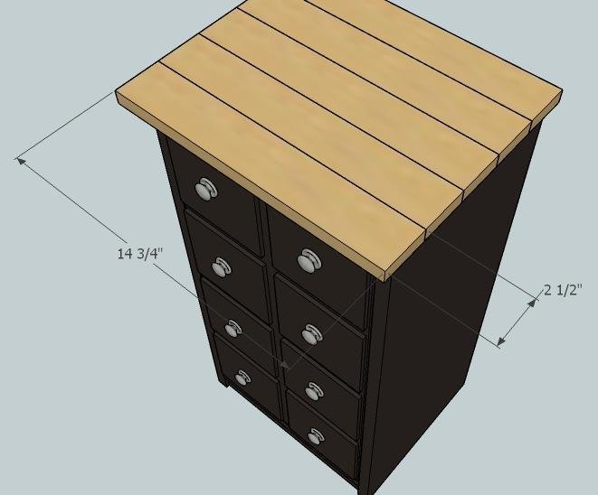 Apothecary End Table-Cabinet — step 5
