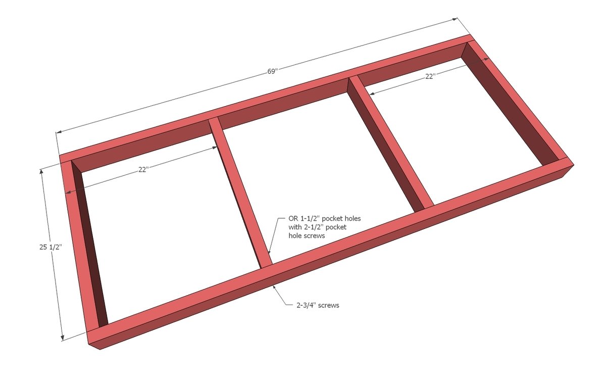 Armless 2x4 Outdoor Sofa Sectional Piece — step 1
