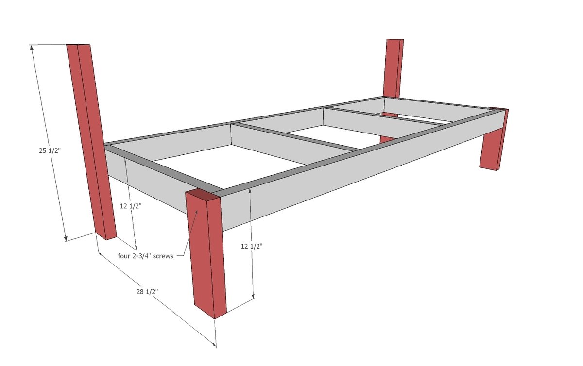 Armless 2x4 Outdoor Sofa Sectional Piece — step 2