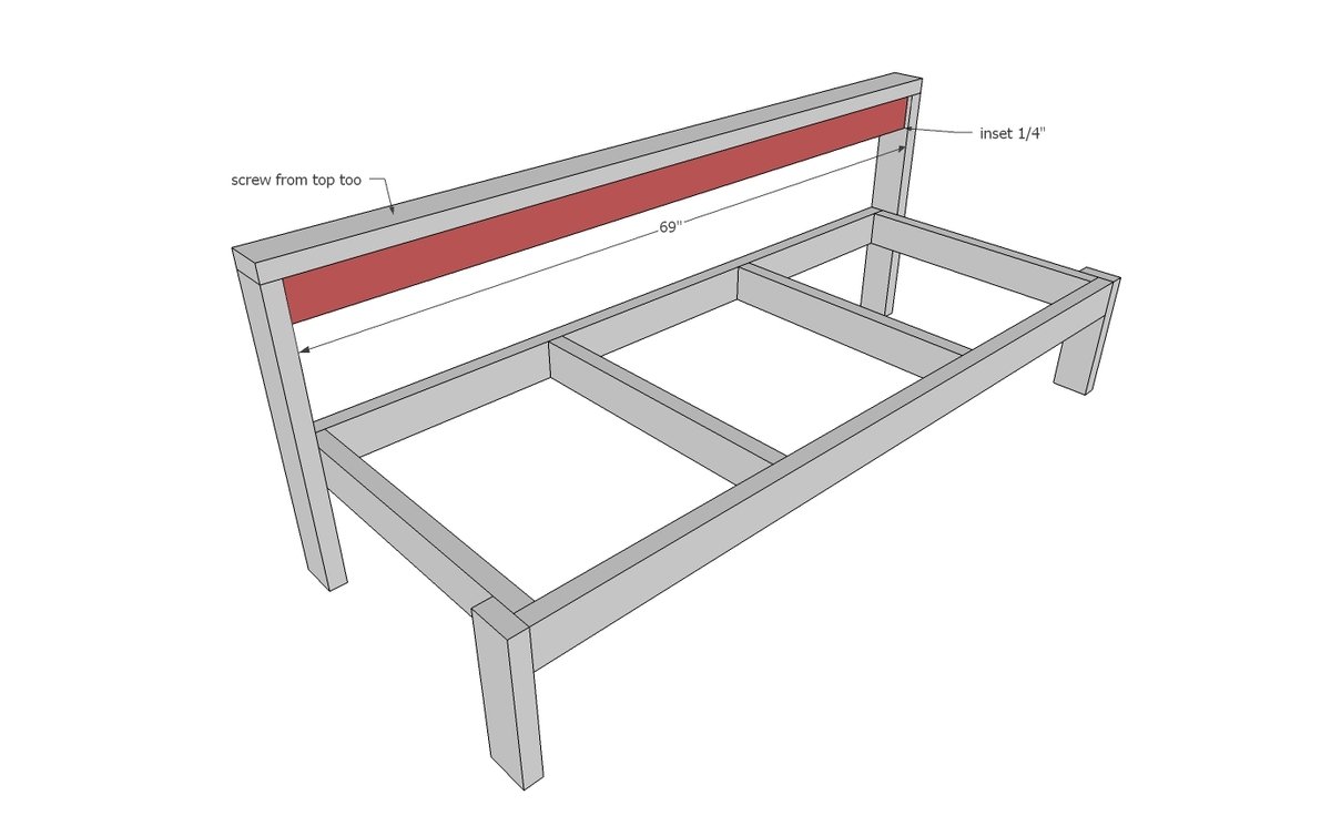 Armless 2x4 Outdoor Sofa Sectional Piece — step 4