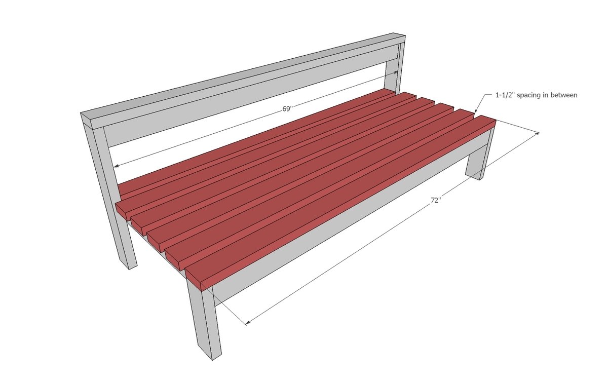 Armless 2x4 Outdoor Sofa Sectional Piece — step 5