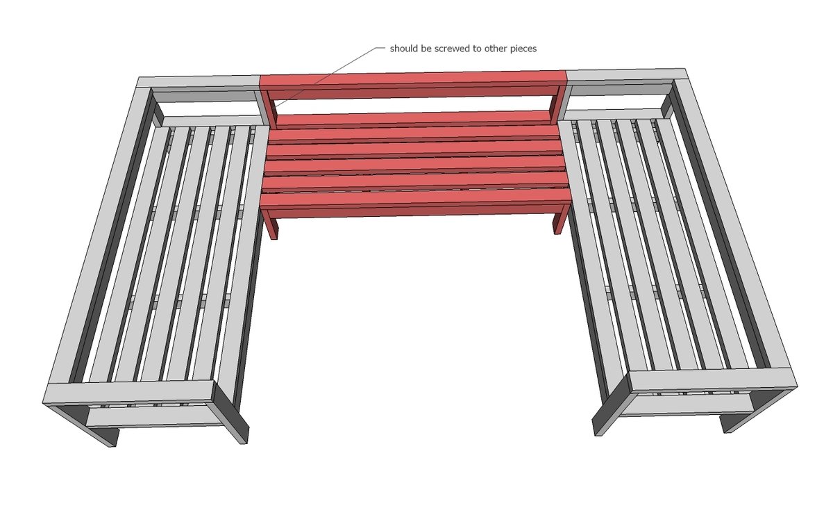 Armless 2x4 Outdoor Sofa Sectional Piece — step 6