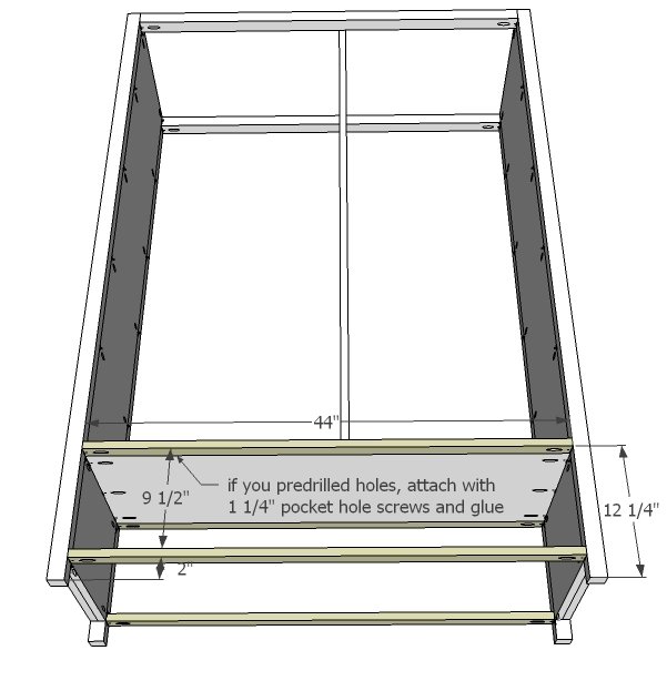 Armoire with Drawers and Mirrored Door — step 6