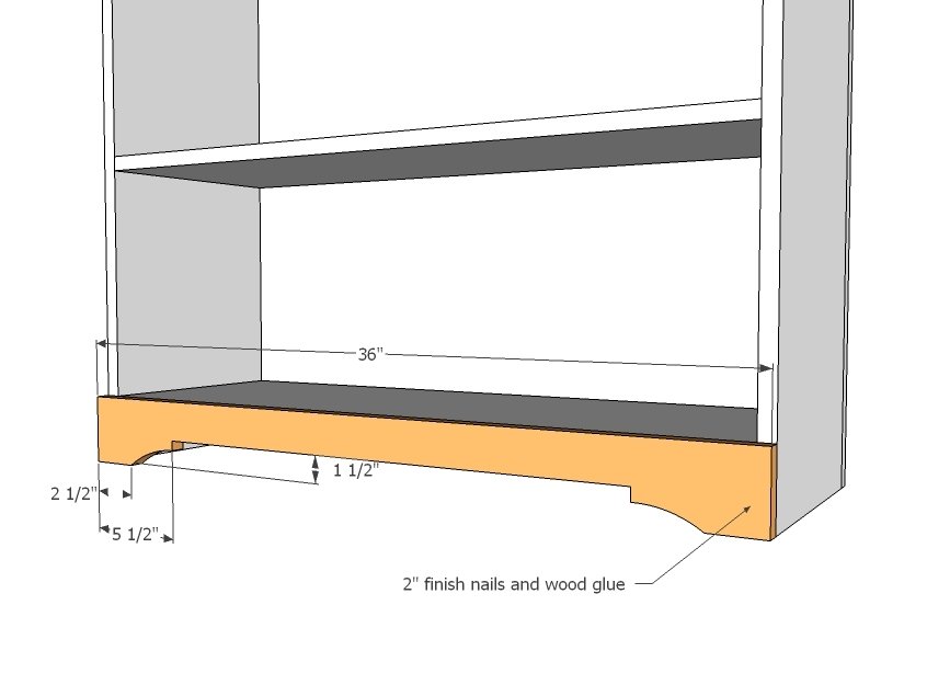 Armoire with Open Shelves and Magnetic Doors — step 4