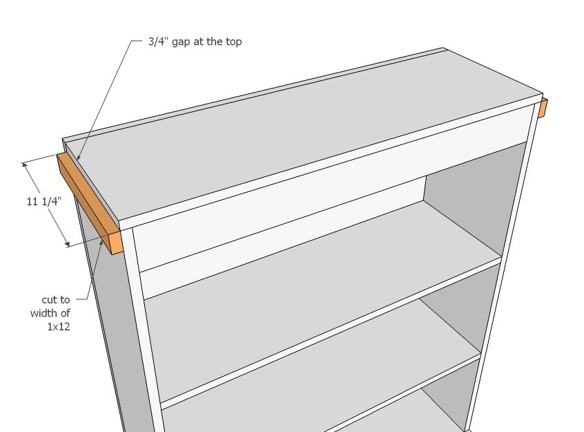 Armoire with Open Shelves and Magnetic Doors — step 6