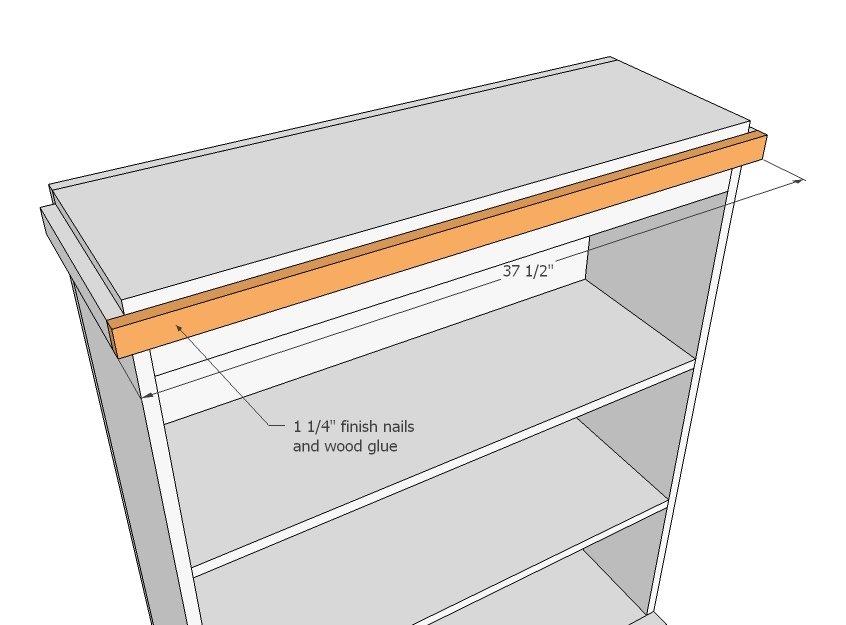 Armoire with Open Shelves and Magnetic Doors — step 7