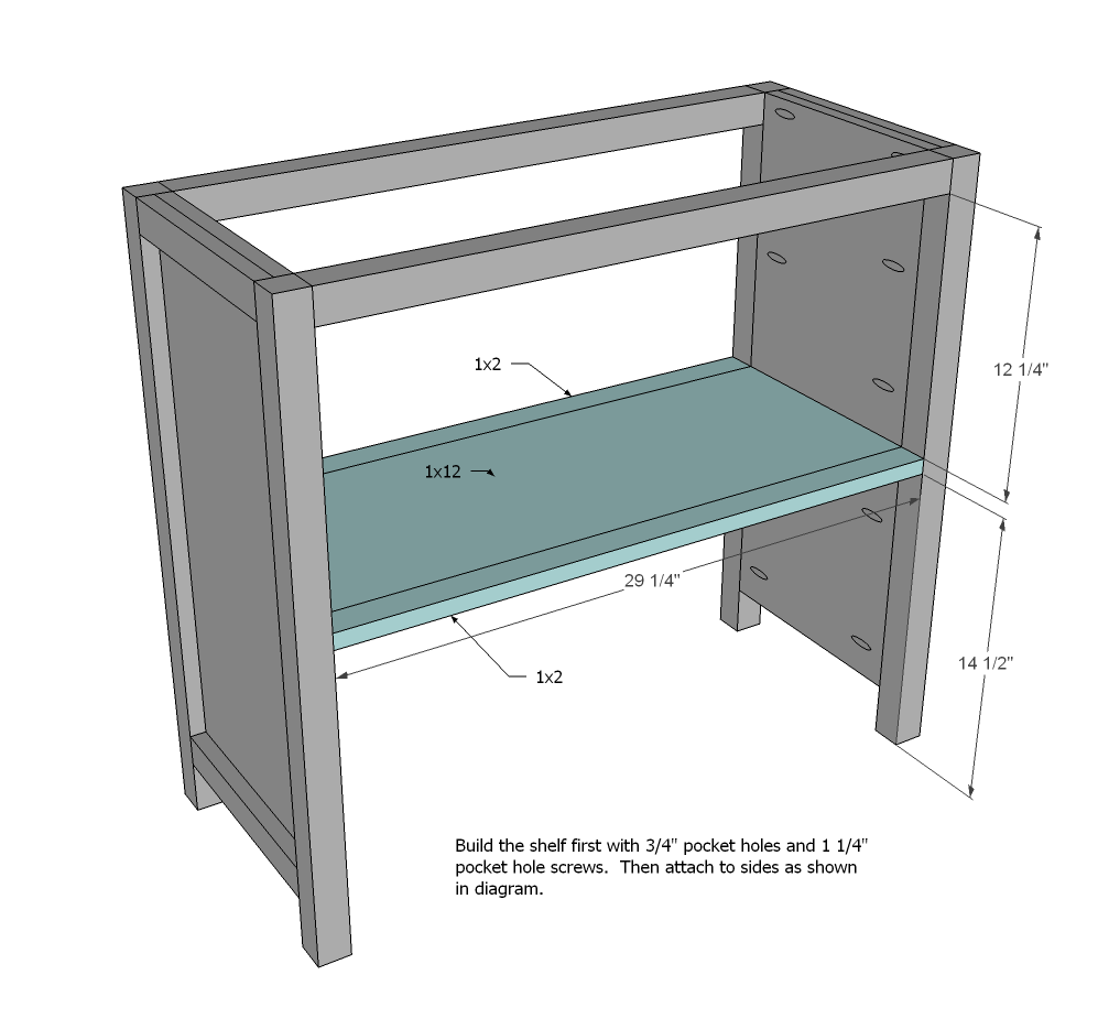 Around the Corner Bookshelf — step 4