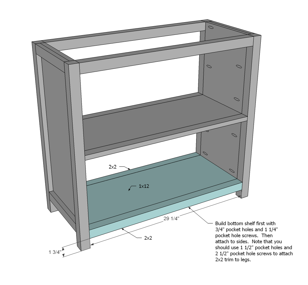 Around the Corner Bookshelf — step 5