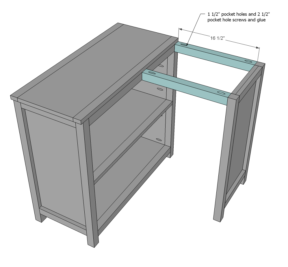 Around the Corner Bookshelf — step 7