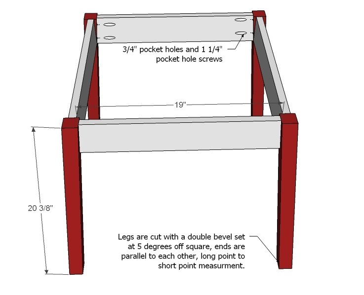 Arts and Crafts Play Table — step 2
