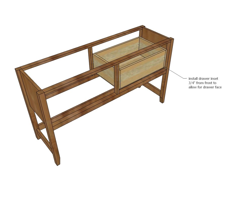 Bailey Console Table with Doors — step 6