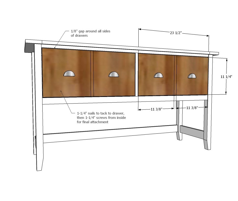 Bailey Console Table with Doors — step 7