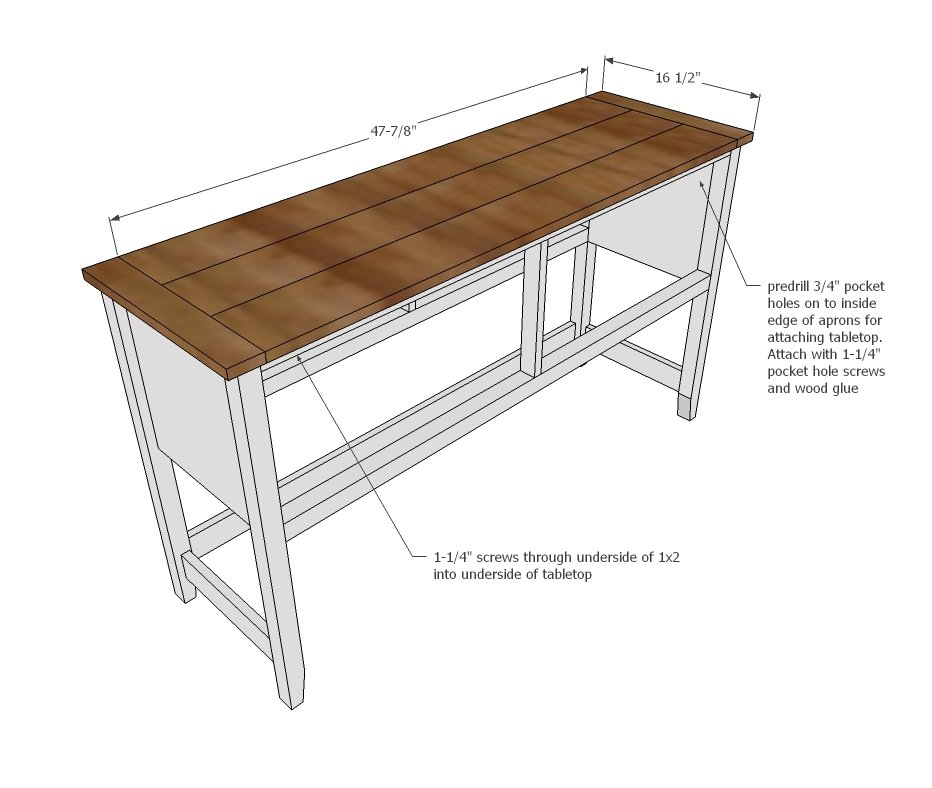 Bailey Console Table with Doors — step 8