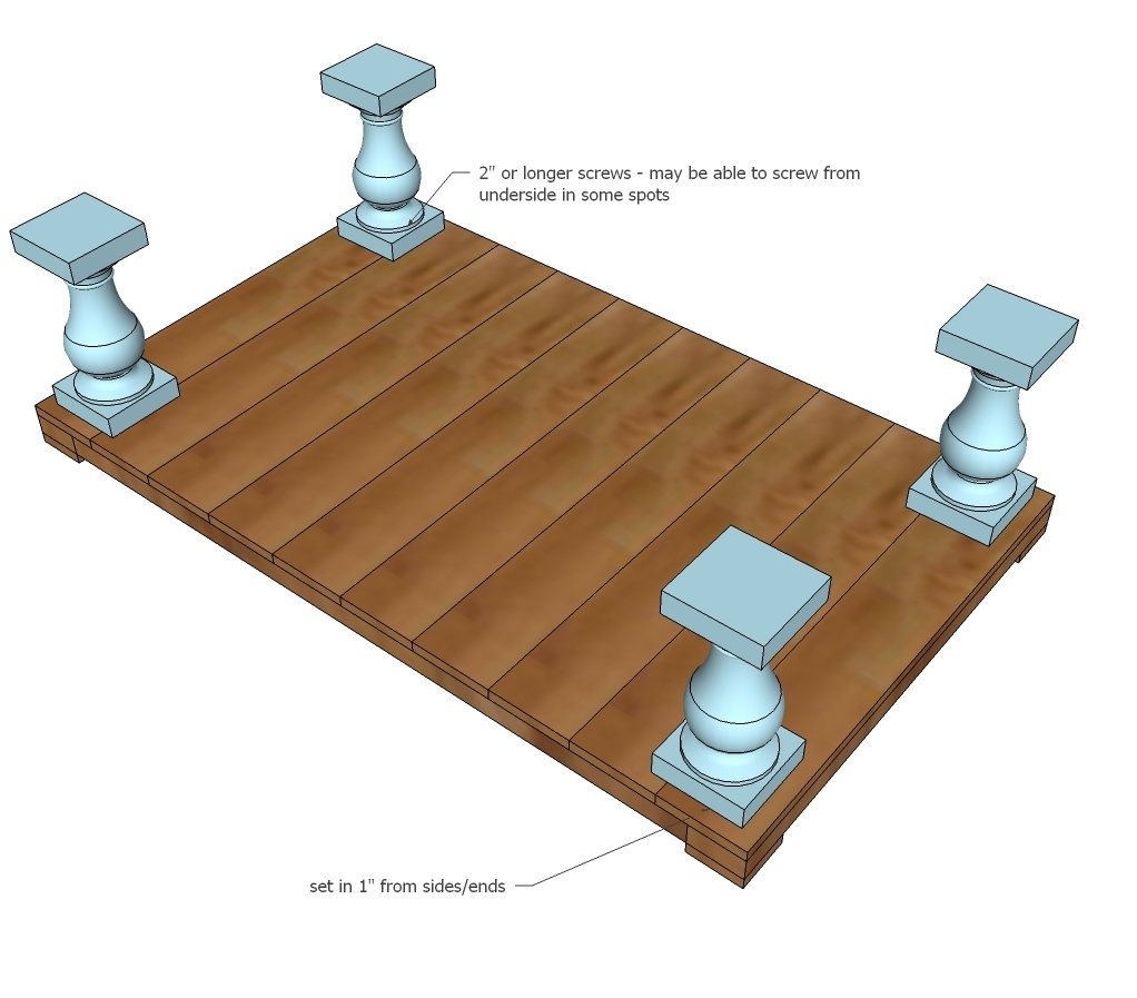 Balustrade Coffee Table — step 5
